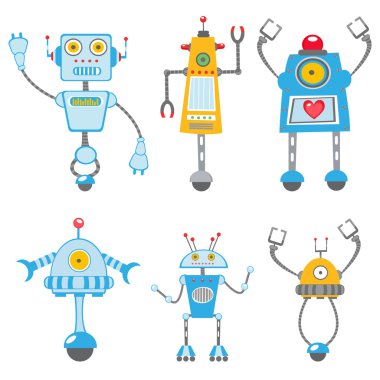 Şirin robotlar.