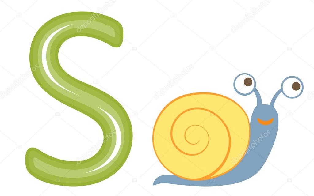 S is for snail