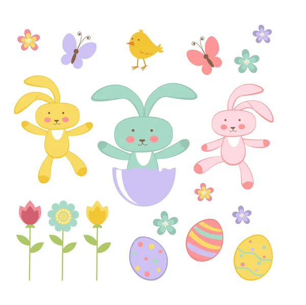 Easter collection — Stock Vector
