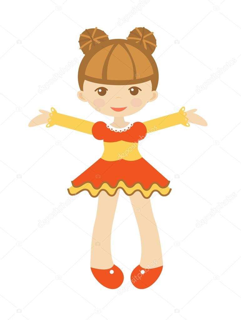 Muñeca de trapo Vector de stock #24984237 de ©Olillia