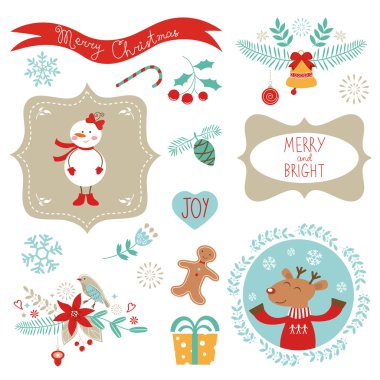 Christmas grafik öğeleri