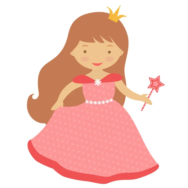 Little princess — Stock Vector