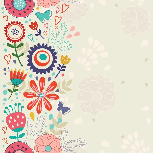 Fondo floral — Vector de stock