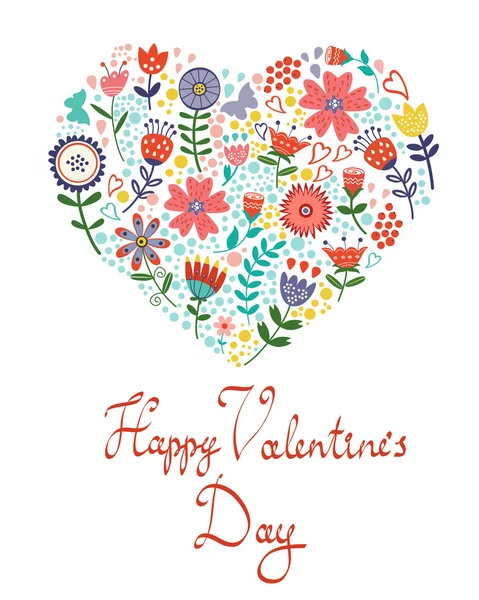 Valentines day card — Stock Vector