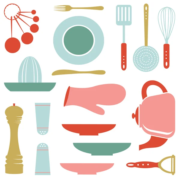 Collection cuisine — Image vectorielle