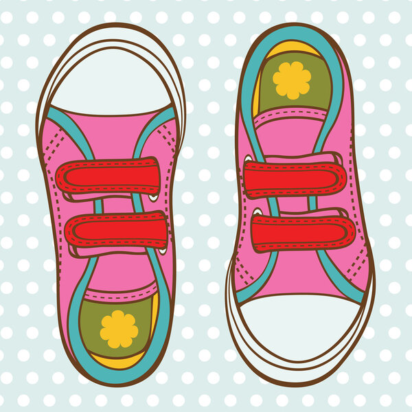 Sports shoes for a girl