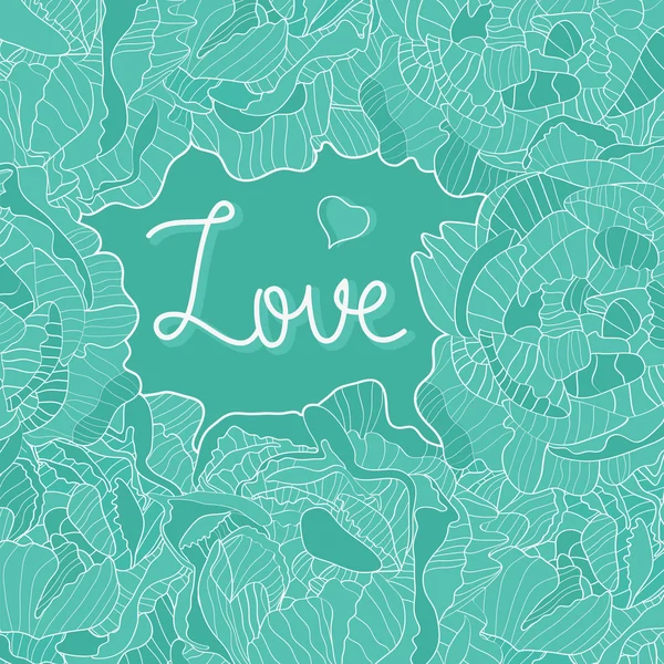 Carte d'amour — Image vectorielle