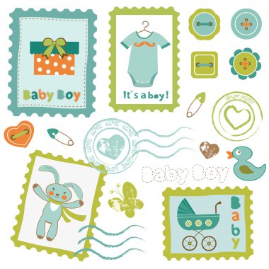 bebek çocuk Pul Seti