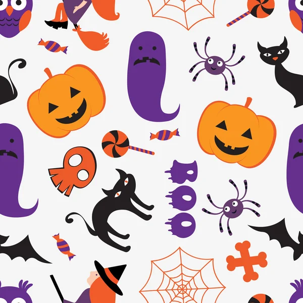 Modèle d'Halloween coloré — Image vectorielle