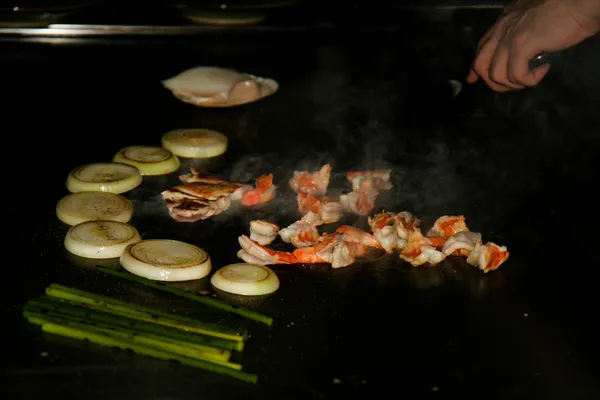 Parrilla hibachi — Foto de Stock