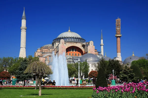 Hagia Sophia na jaře — Stock fotografie