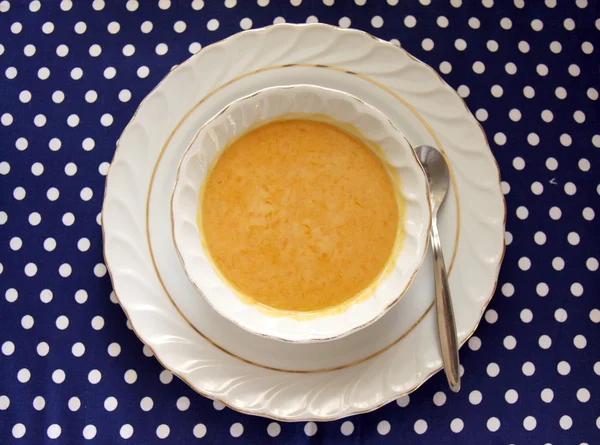Bowl of Butternut Squash Soup — Stock Photo, Image