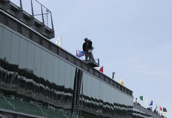 Indianapolis Motor Speedway Pagoda'nın çatıdan yaşamak — Stok fotoğraf