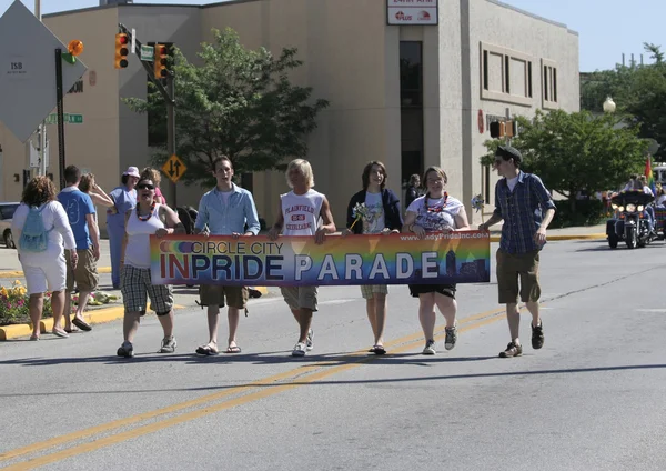 Parade de cercle ville inpride — Photo