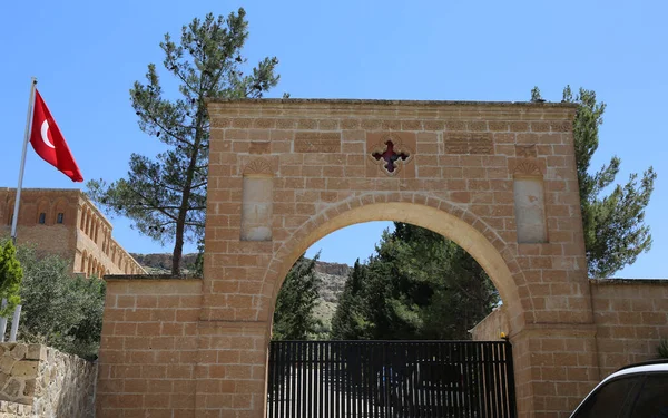 Gate Deyrulzafaran Assyrian Monastery Mardin Turkey — Stockfoto