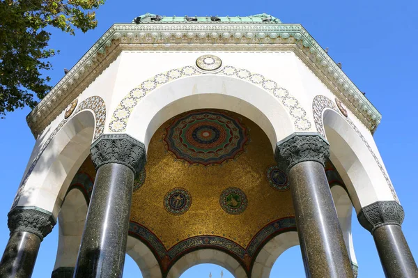 Details German Fountain Sultanahmet Square Istanbul Turkey — ストック写真