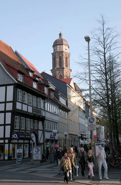 Gottingen Allemagne Mars Des Personnes Non Identifiées Attendent Feu Vert — Photo