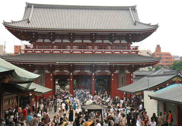 Tokyo Japon Juillet Personnes Visitant Senso Asakusa Kannon Temple Juillet — Photo