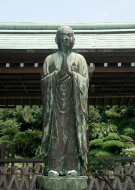 Japonya, Kamakura 'daki Eski Bronz Buda Heykeli