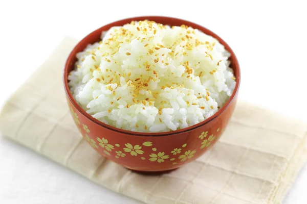 Japanese rice with sesame seeds — Stock Photo, Image