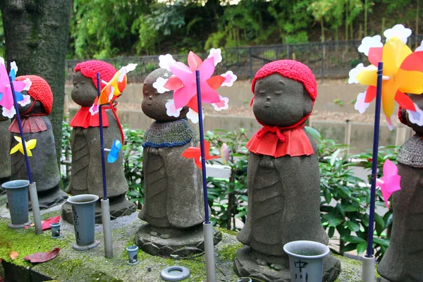 Estátuas de Jizo — Fotografia de Stock