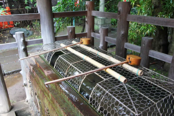 Xintoísmo shrine conchas — Fotografia de Stock