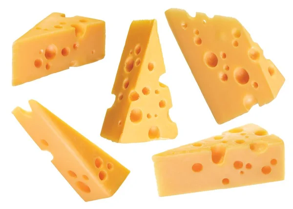 Premium Cheddar Käse Auf Dem Tisch — Stockfoto