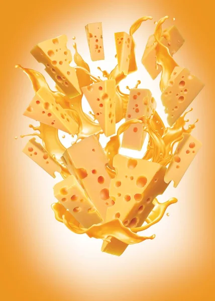 Prémiový Sýr Čedar Stole — Stock fotografie