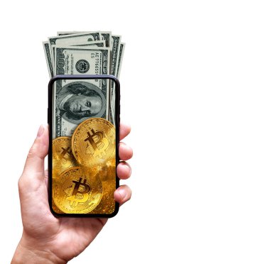 Bitcoin ticaret kavramı, dijital para