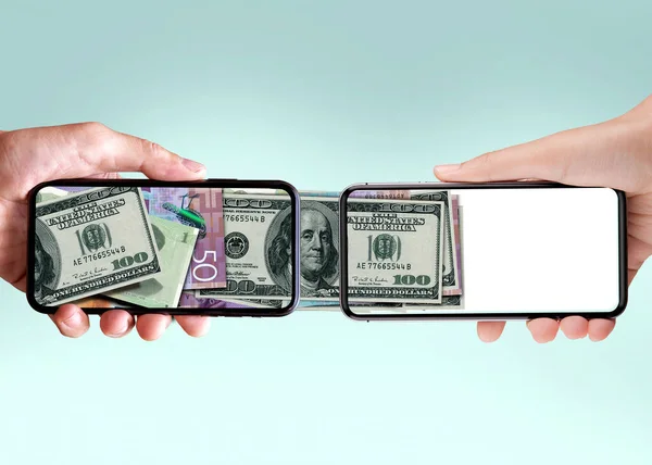 para transferi konsepti, mobil bankacılık