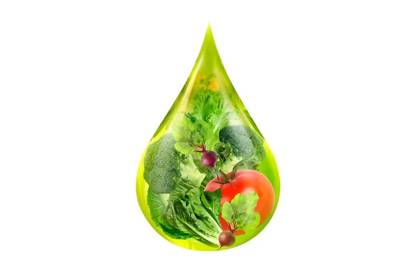Karışık sebzelerin temel yağı 