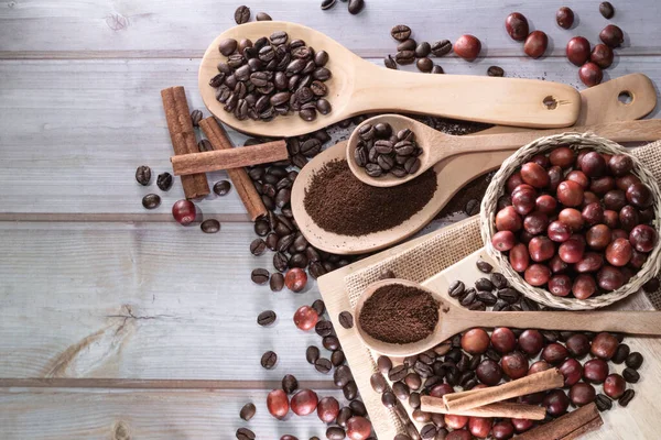 Fresh Coffee Concept Cappuccino — Stock Photo, Image