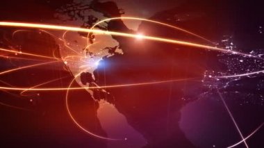 Global business network. döngü