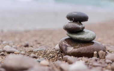 tepeden deniz taşları