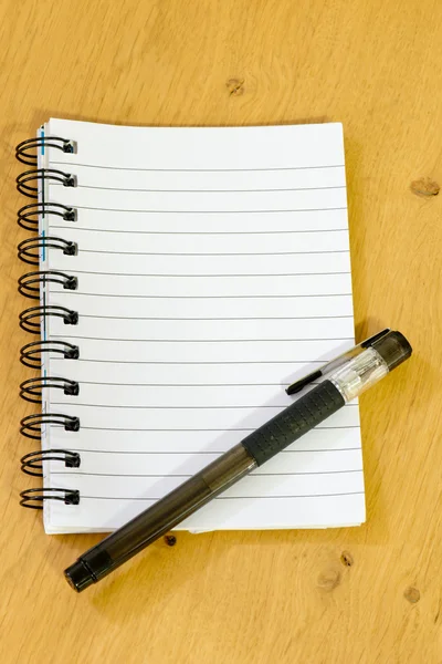 Notepad and pen — Stock Photo, Image