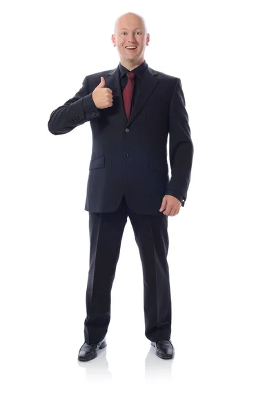 Thumbs up suit — Stock Photo, Image