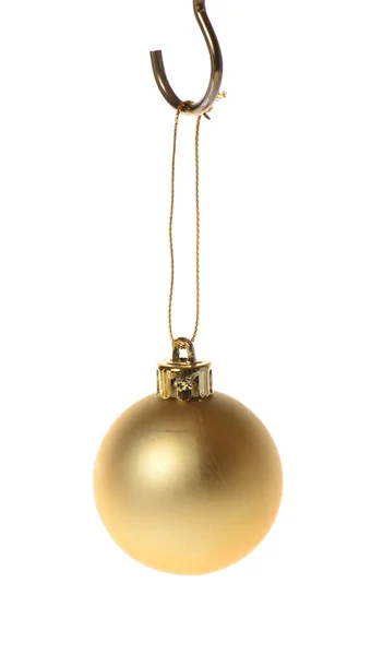 Gold christmas decorations — Stock Photo, Image