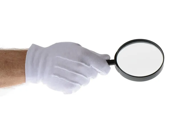 Белый перчаточный магнай — стоковое фото