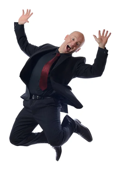 Suit jump — Stock Photo, Image