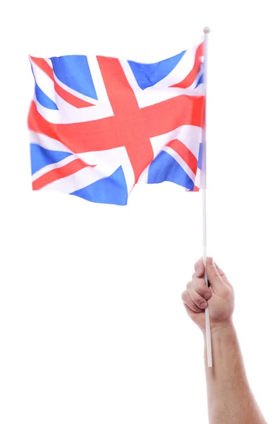 Viftar Storbritannien flagga — Stockfoto