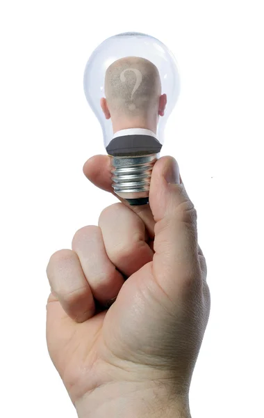 In light bulb — Stock Photo, Image