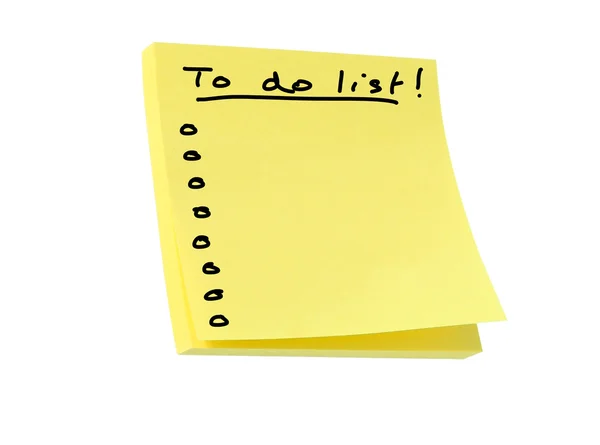 Post it note pad — Stock Photo, Image