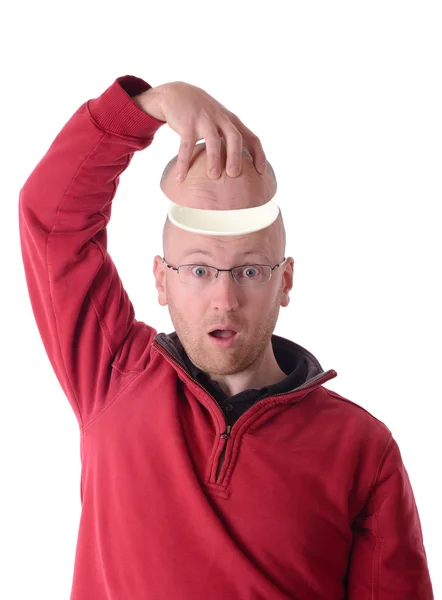 Open head — Stock Photo, Image