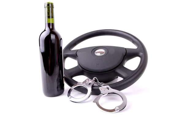 Alkoholu u řidičů — Stock fotografie