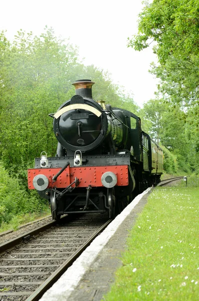 Comboio a vapor britânico — Fotografia de Stock