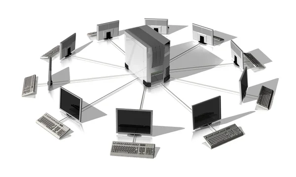 네트워크 서버 — 스톡 사진