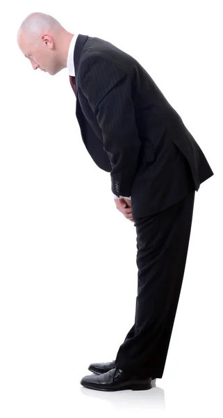 Bowing businesman — Stock Photo, Image