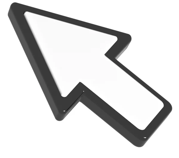 コンピューターのカーソルの矢印 — ストック写真
