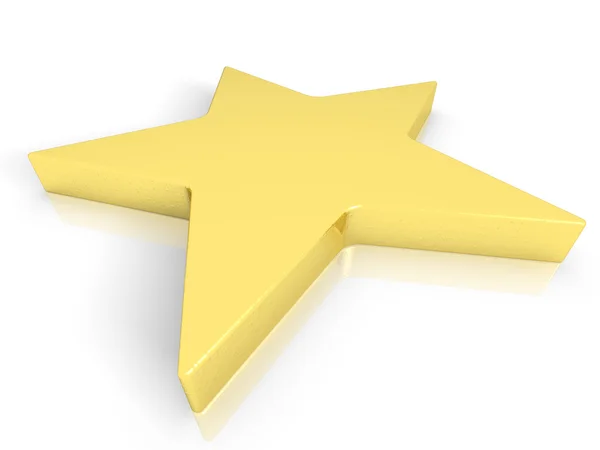 Gold star — Stock Photo, Image