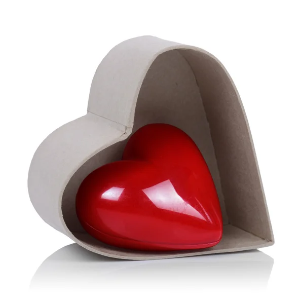 Heart shaped box — Stock Photo, Image